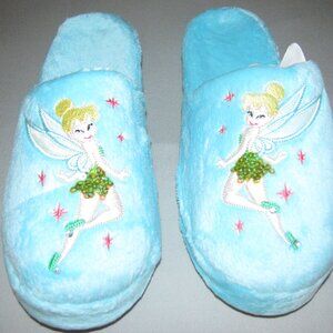 TINKERBELL SLIPPERS- NEW - MEDIUM (7-8) - SUPER CUTE AND SOFT!